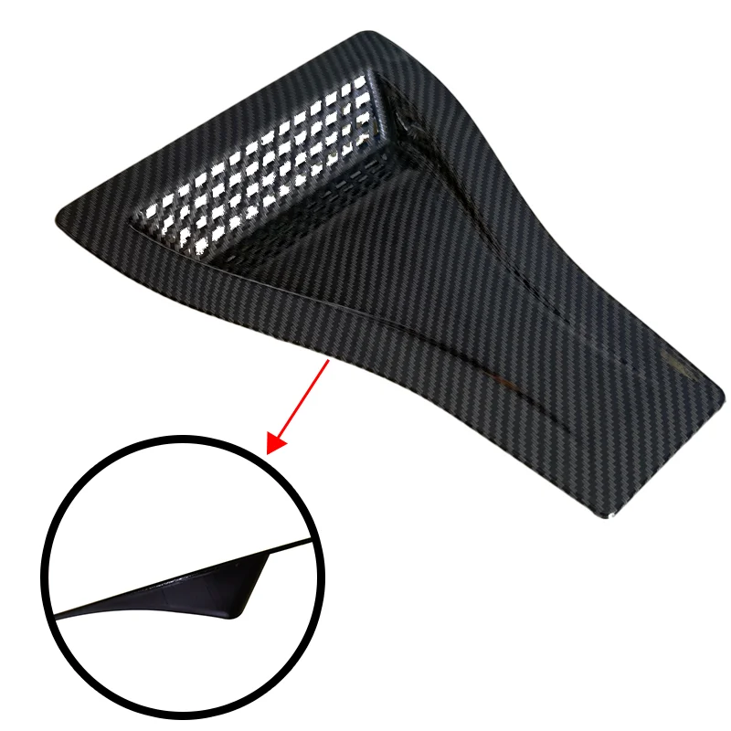 for Fiat 500 C X Abarth 595 695 Naca Style Universal Bonnet Air Vents Engine Hood Car Exterior Parts Car Front Vent view 2