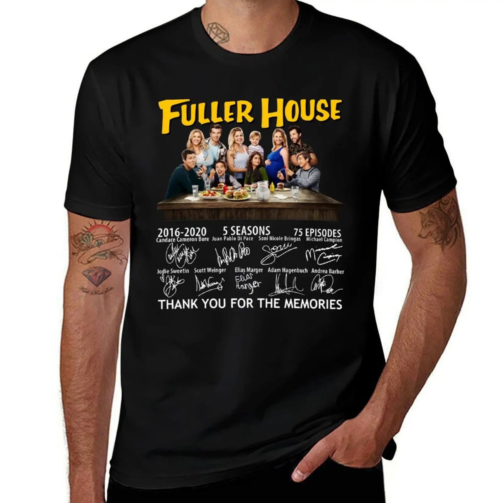 

Pretty Fuller House Thank You For The Memories T-Shirt t shirts for man slim fit T-Shirt
