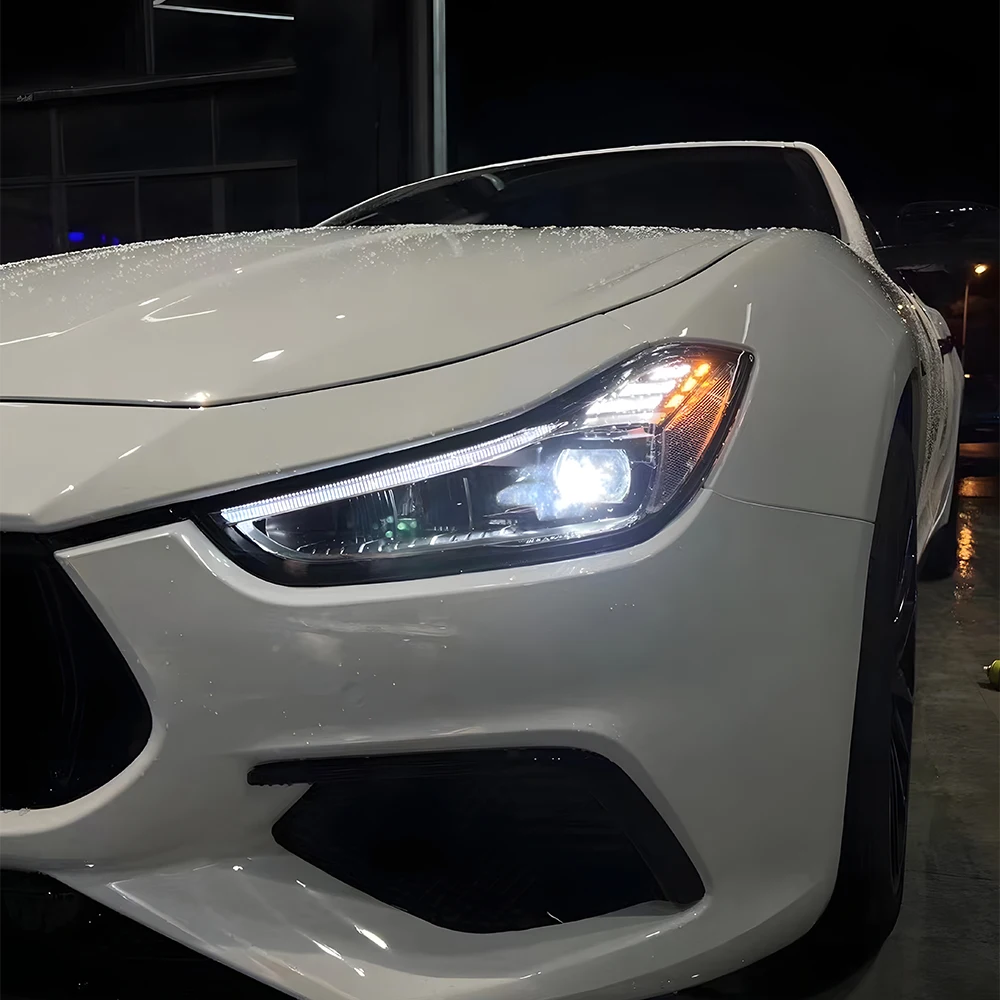

For Maserati Ghibli Headlights 2014-2023 Car Headlight Assembly Upgrade High-Configuration LED Projector Lens Tool Accessories