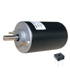 51MM 220V DC Motor Micro Lathes CW CCW Low Noise Grinding Drilling Polishing 3000/6500RPM 40-80W