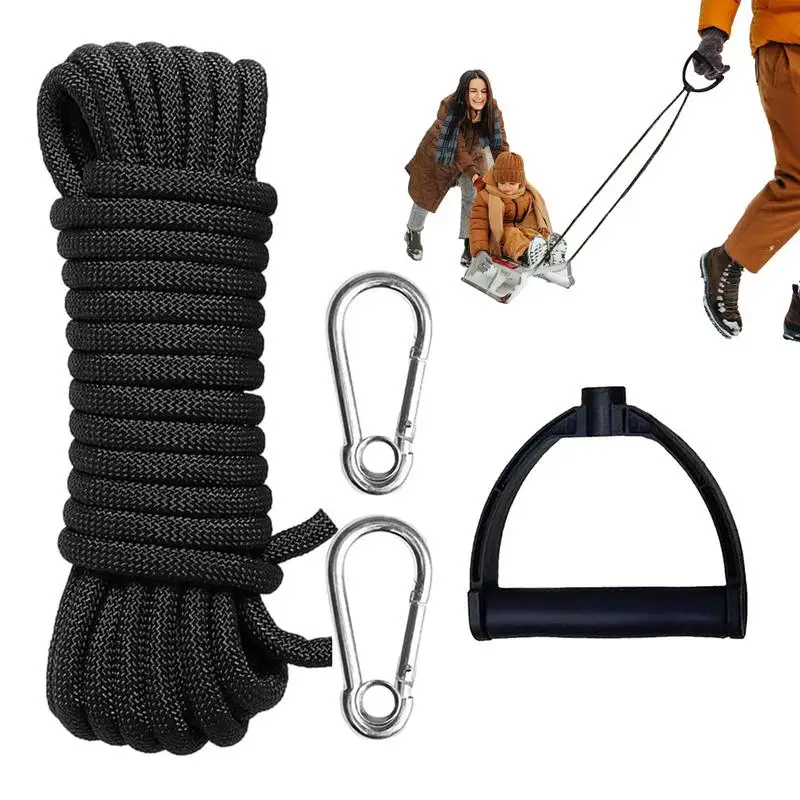 

Static Climbing Rope Adjustable High Strength Outdoor Rope Safety Rope Climbing Equipment Tree Climbing Gear For Climbing Snow