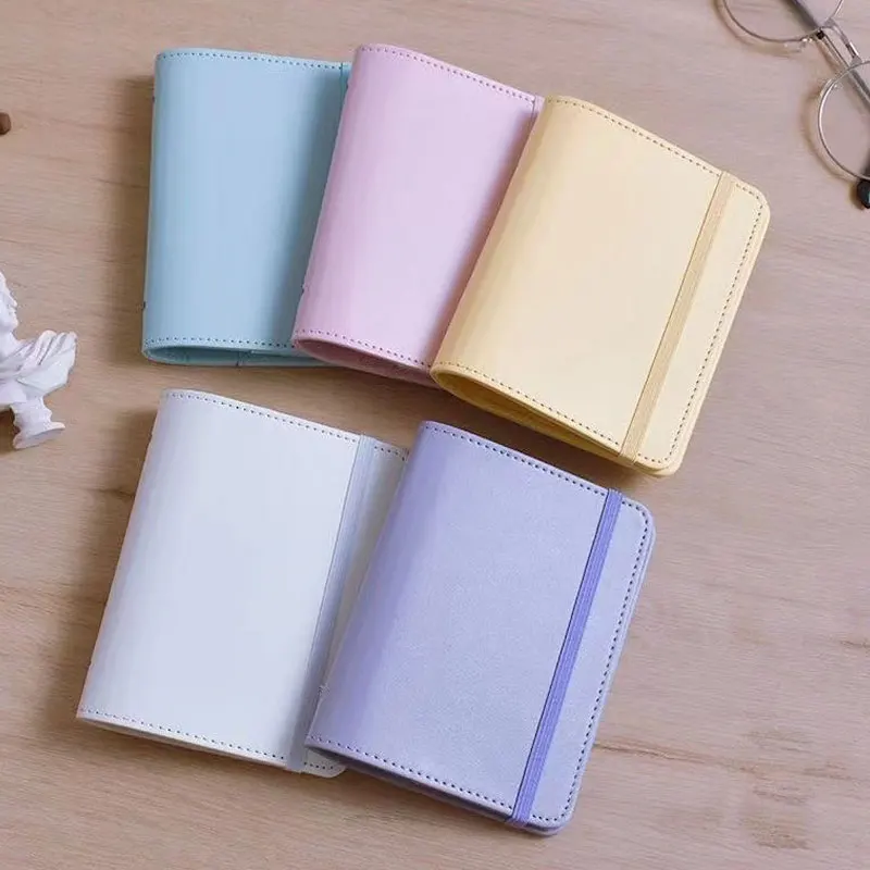 Macaron Bind A8 Size Rings Planner 5-hole Mini Rings Notebook with 15 MM Rings Organizer Journey Diary