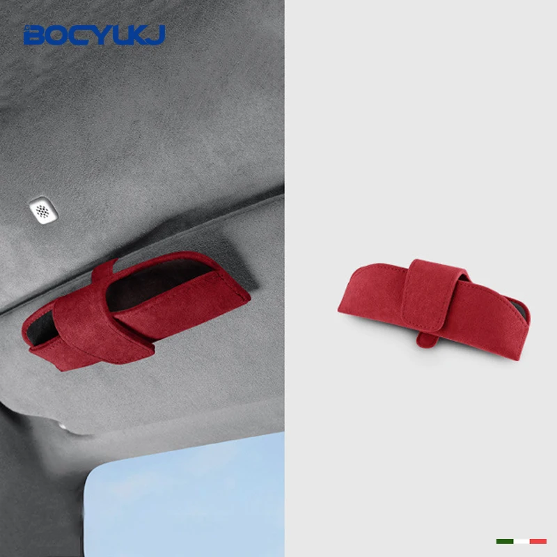 Estuche de gamuza para gafas de coche, caja de almacenamiento para Maybach S Class S400, S450, S480, S580, S600, S680, W222, cubierta protectora, accesorios interiores