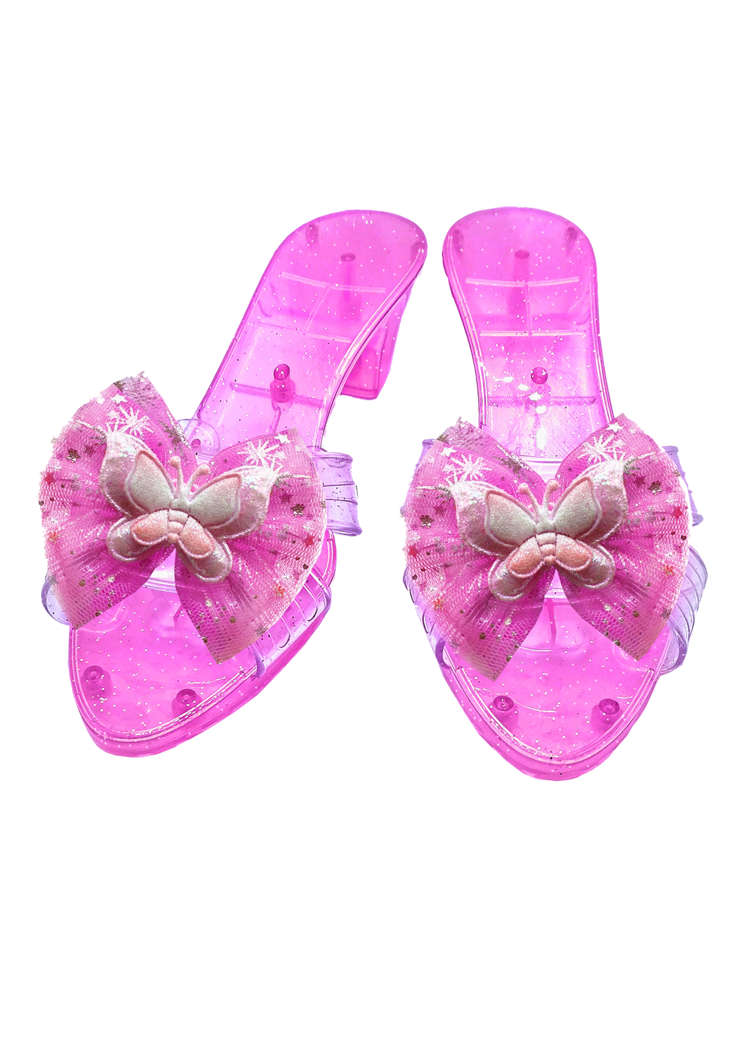 Hermosa moda para chicas, zapatos de juego de rol, juguetes, zapatos de tacón alto antideslizantes para niñas de 3 años, juego de simulación, regalo de cumpleaños de princesa
