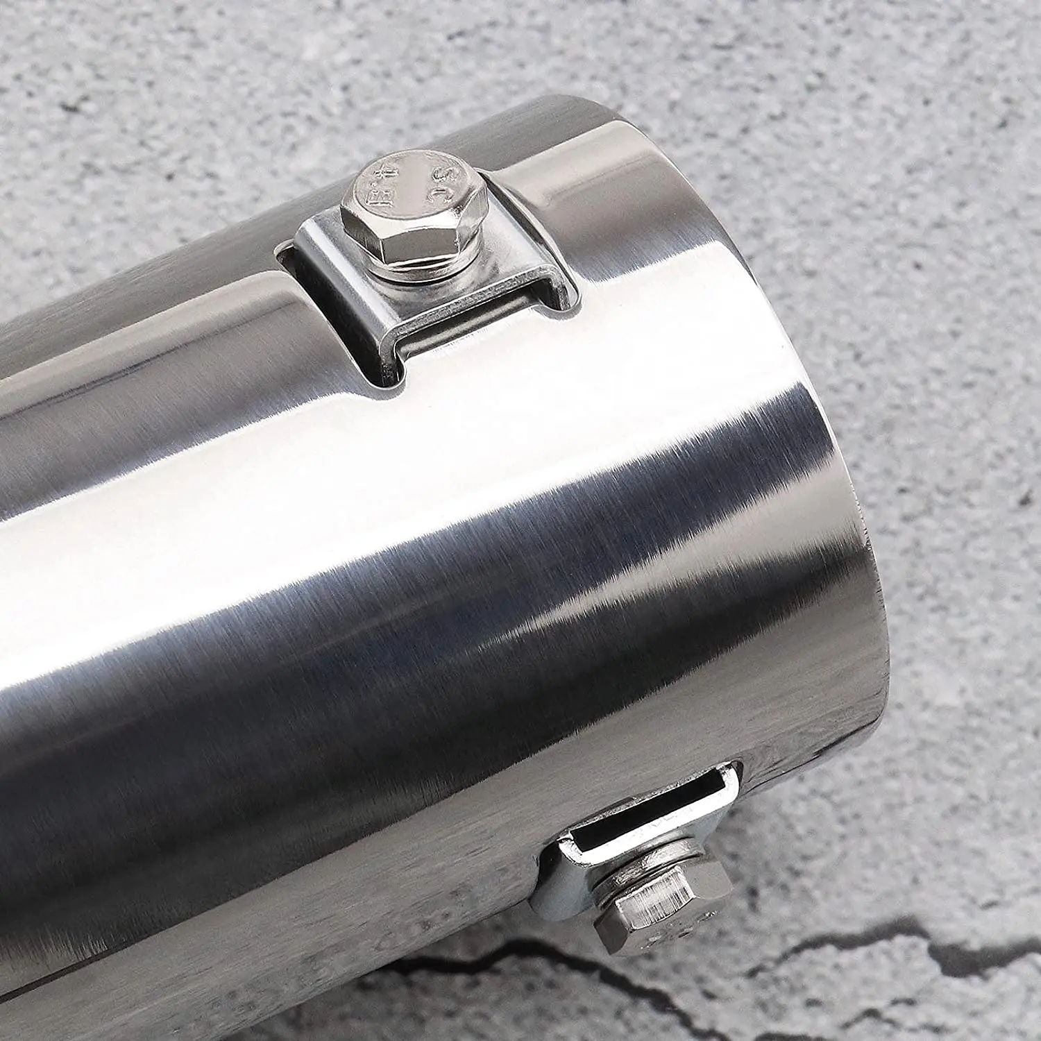 SXLL GTI 63mm 76mm pointe d'échappement automobile et pointe de silencieux de moto Performance 304 tuyau de système d'échappement en acier inoxydable