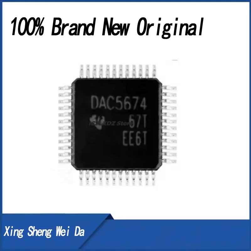 

(1-5piece) 100% New DAC5674 DAC5674IPHP DAC5674IPHPR QFP-48 Chipset