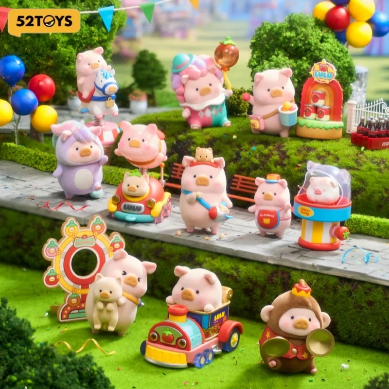 

52TOYS Canned Pig LuLu Colorful Paradise Series Blind Box — Милая трендовая игрушка, аниме-фигурка, украшение для рабочего стола, подарок на день рождения для детей