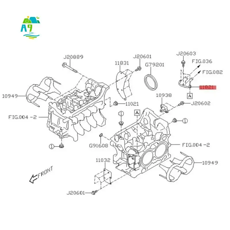 A09E-For Subaru BRZ WRX Legacy Outback Forester Impreza XV Crosstrek Crankcase Oil Water Separator Hose Connector 11821AA660