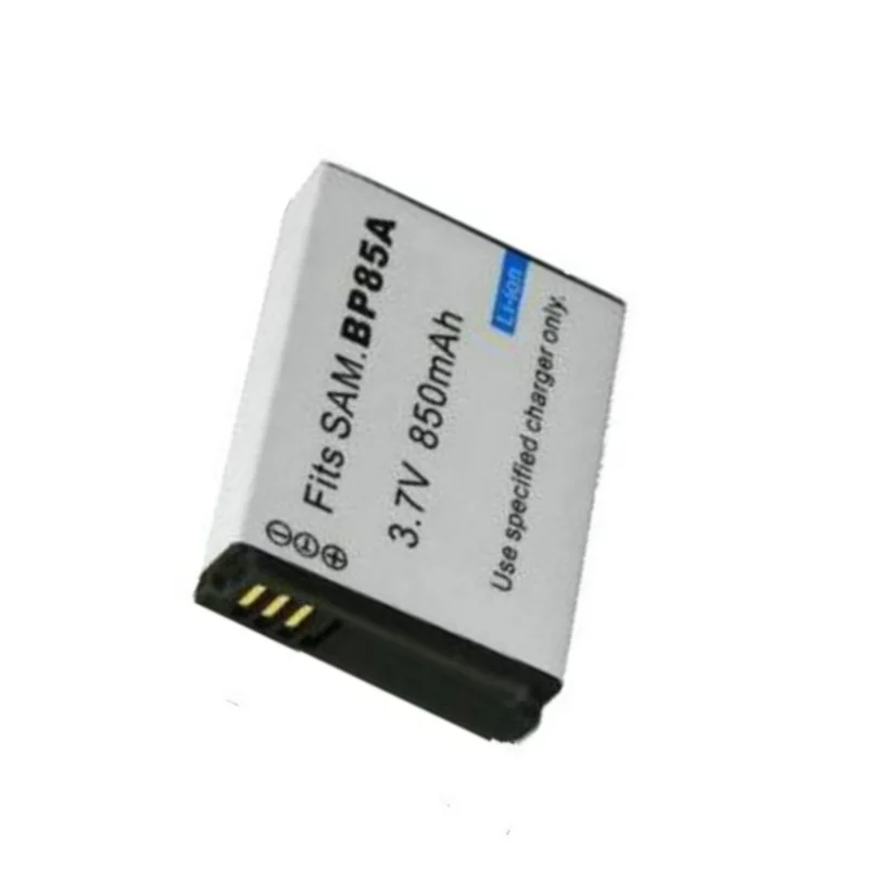 بطارية بديلة 850 مللي أمبير في الساعة BP-85A لكاميرا Samsung PL210/WB210/SH100 الرقمية المتوافقة مع BP85A BP-85A