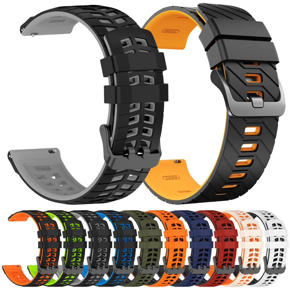 22 مللي متر استبدال حزام ساعة اليد ل Garmin Venu 4 3 2 45 مللي متر Forerunner 570 47 مللي متر 265 255 الموسيقى حزام الساعات Vivoactive 4 المطاط سوار