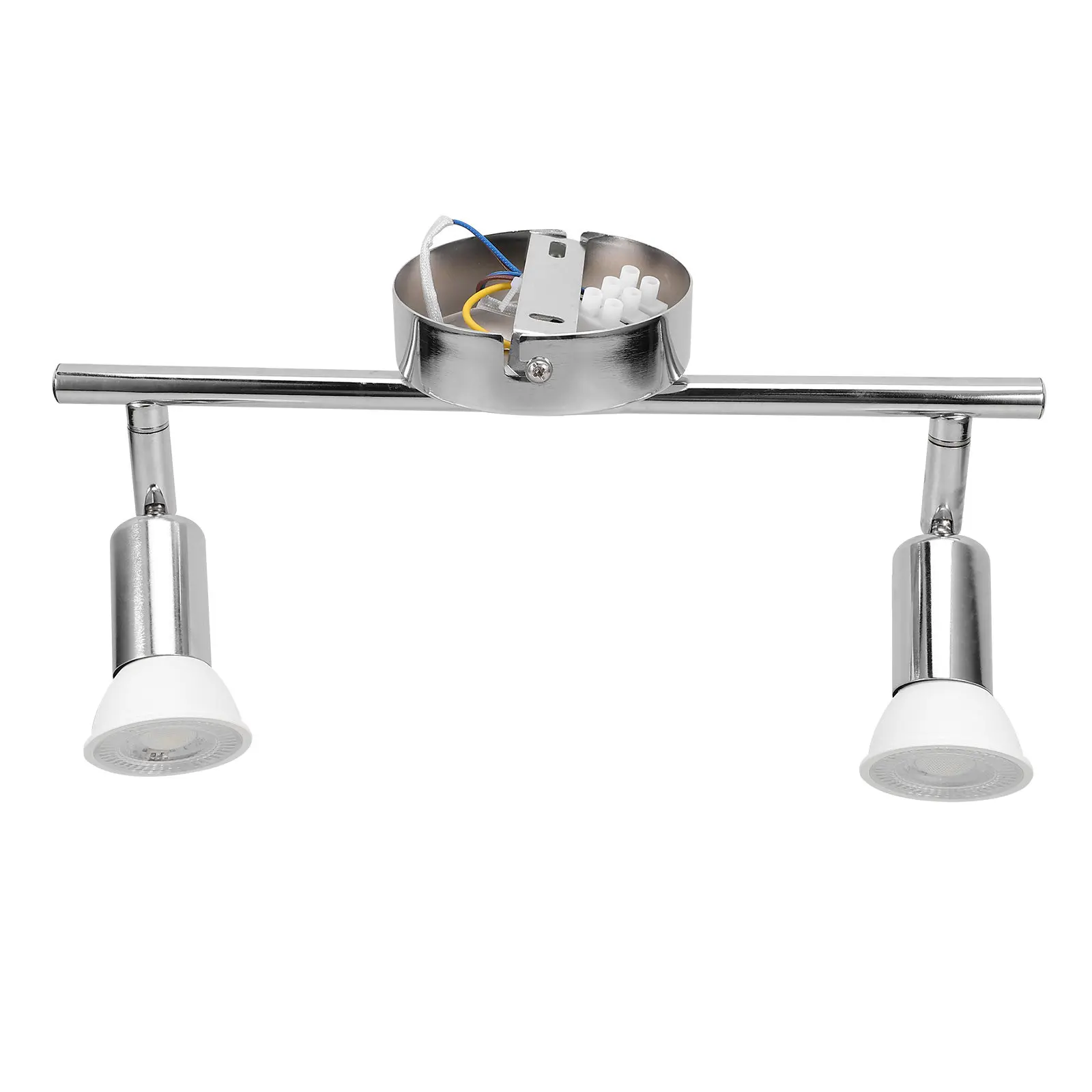 2 3W LED Indoor Spotlight Stainless Steel Vanity Mirror Lamp Bathroom Wall Mounted Ceiling Light Bright Decorative