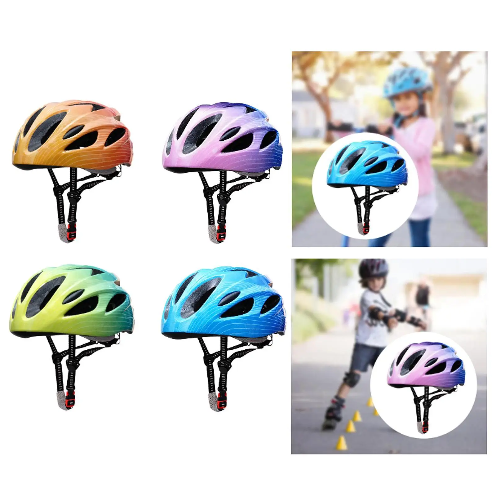 

Kids Bike Helmet Child Bicycle Helmet for Riding Outdoor Roller Skating