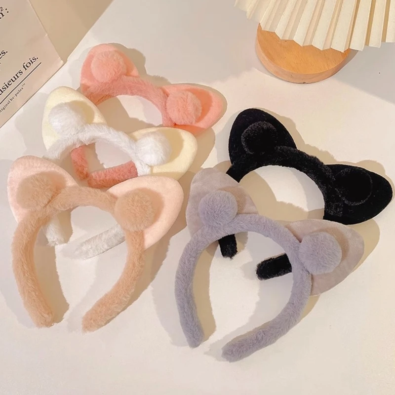 แถบคาดศีรษะหูแมวน่ารักสำหรับหญิงสาวตุ๊กตา Hairband คอสเพลย์ปาร์ตี้เครื่องแต่งกาย