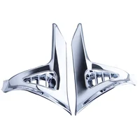 Motorcycle Saddlebag Scuff Covers Trims Triangle Cover For Honda Gold Wing GL1800 2001-2011 2008 2