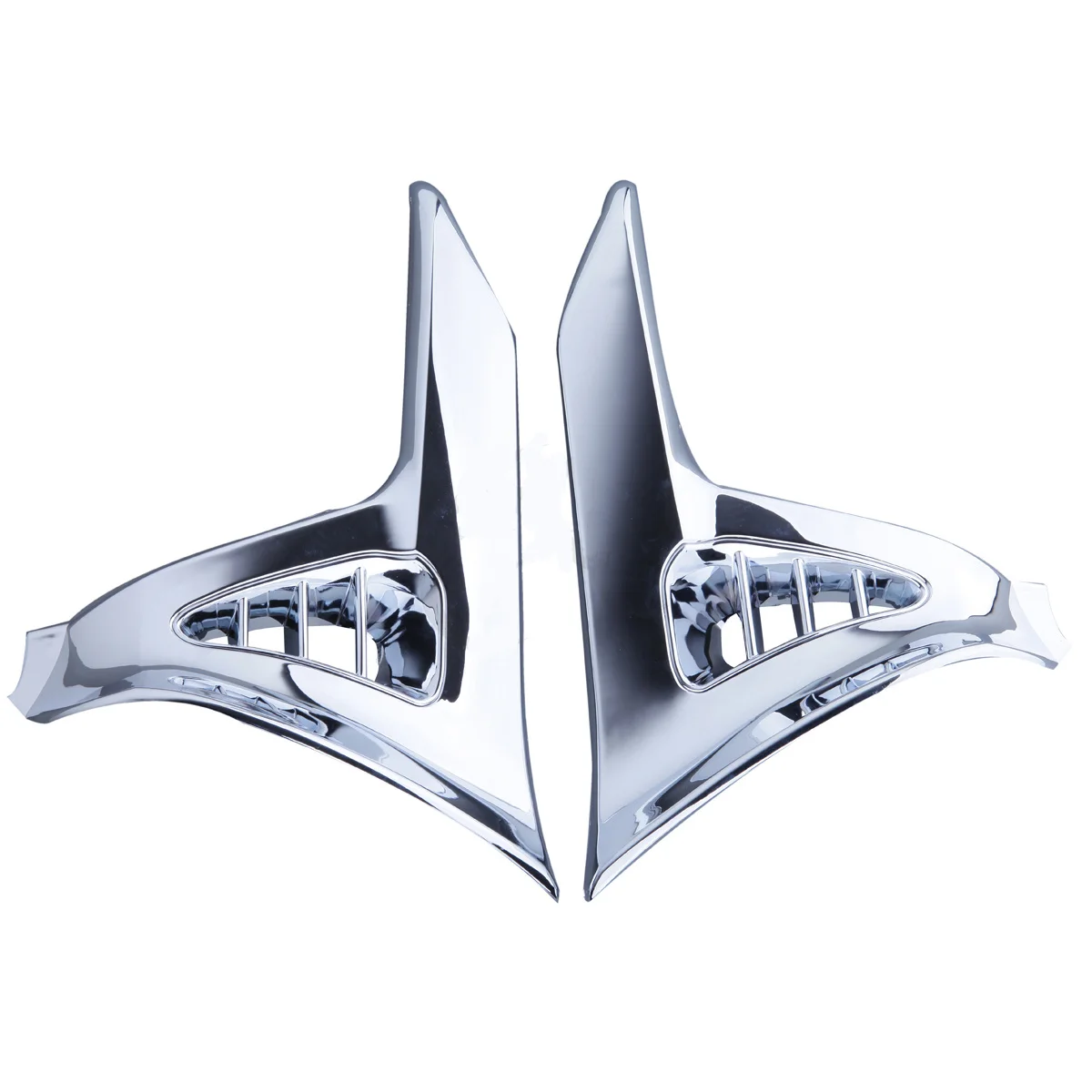 Motorcycle Saddlebag Scuff Covers Trims Triangle Cover For Honda Gold Wing GL1800 2001-2011 2008