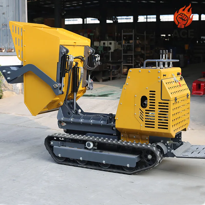 

High-performance Mini track Dumper 500kg customized Crawler self loading mini dumper 800kg Agriculture Parks crawler Loader D