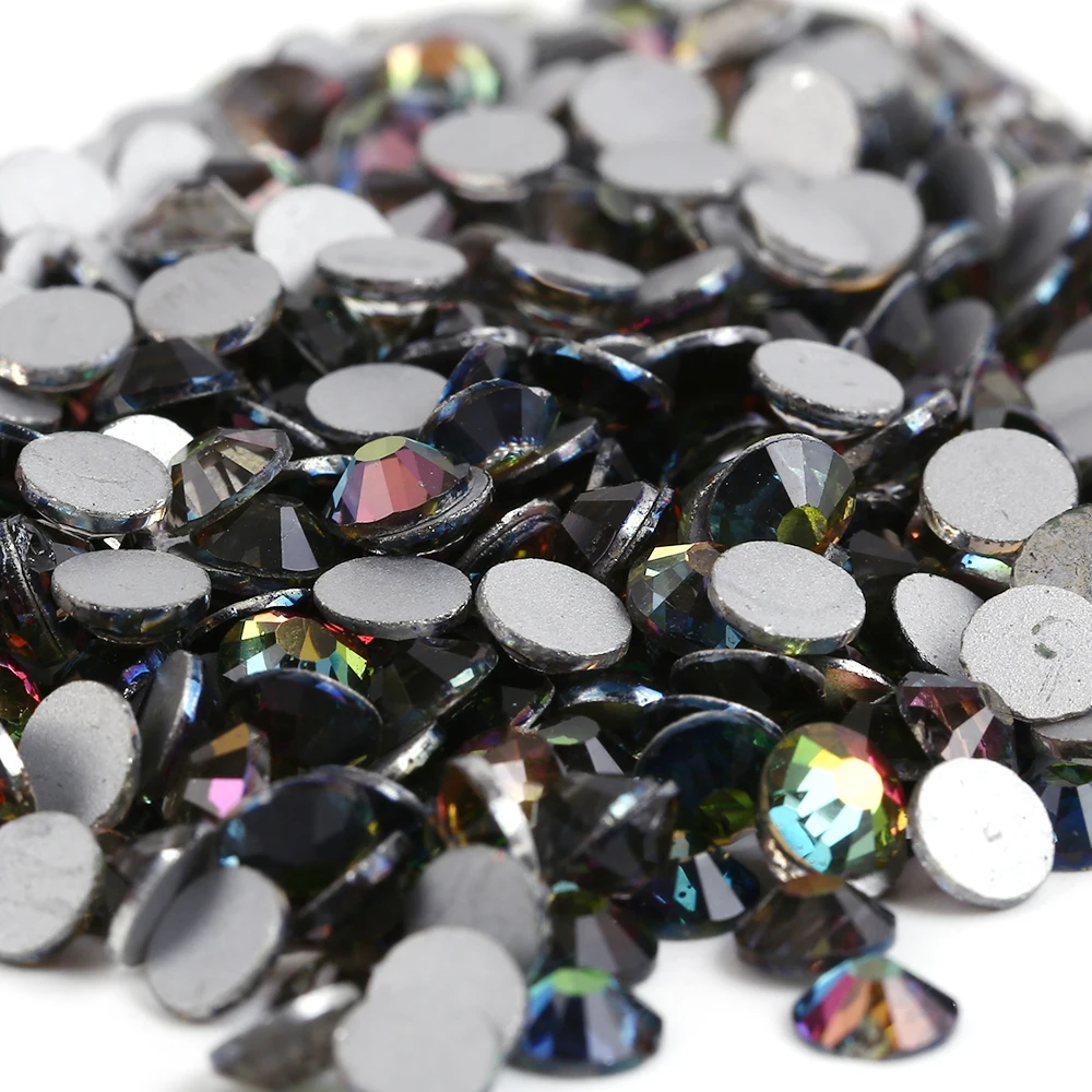 

Rainbow 3D Nail Art Rhinestones ss3 ss4 ss5 ss6 ss8 ss10 ss12 ss16 ss20 ss30 ss34 Glass/Crystal Nail Art Rhinestones