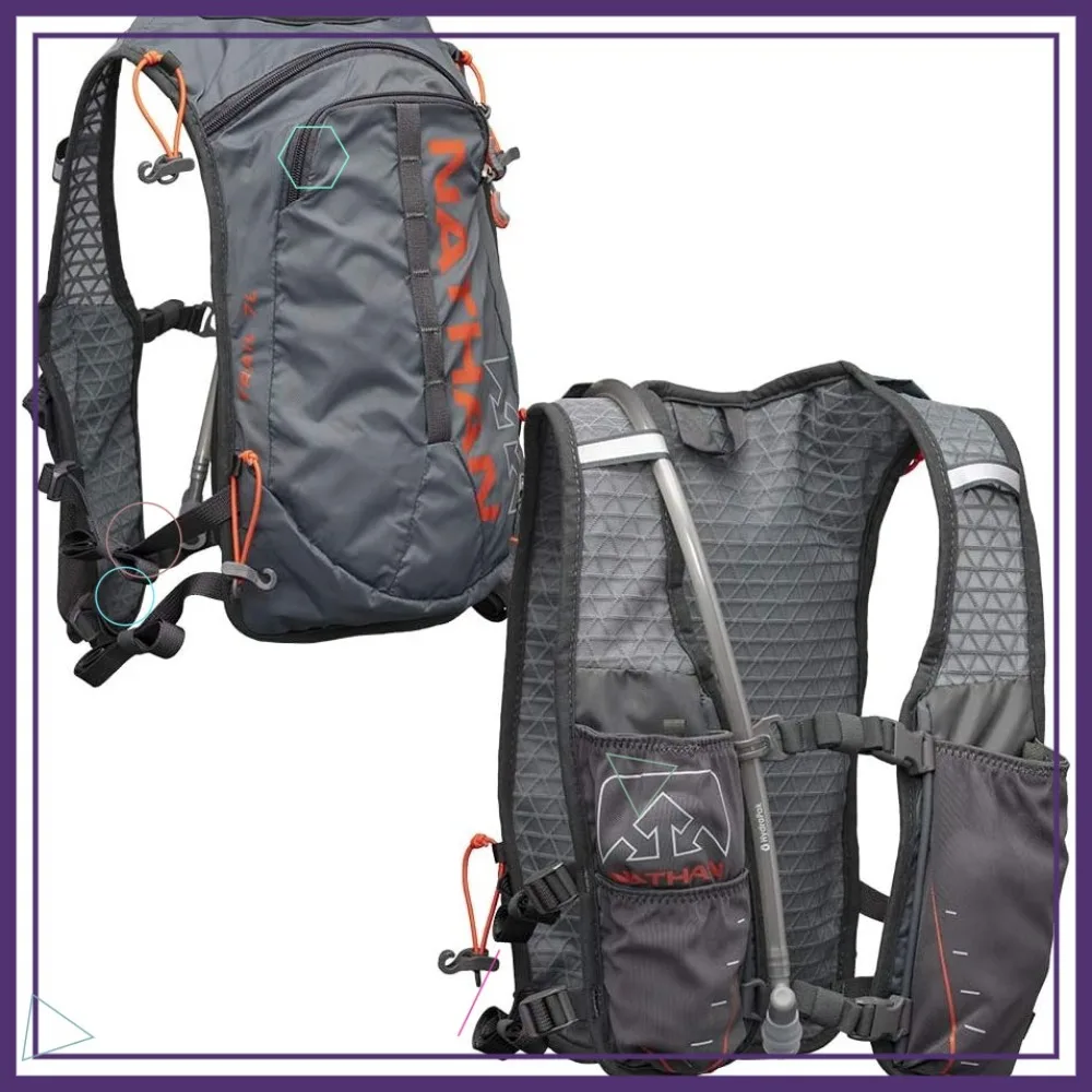 

7L Running Vest Hydration Pack with 2L Bladder for Men Women Hiking Marathon