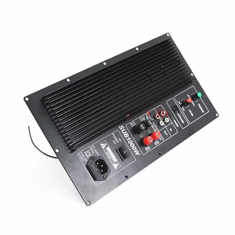 1000W subwoofer with toroidal transformer amplifier board, active mono amplifier board, high-power A1943C5200 amplifier tube