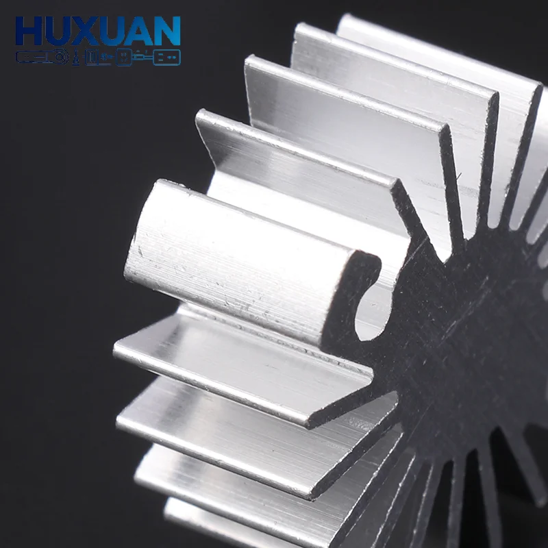【NEW】23mmX10mm LED Or Single Chip Heatsink Radiator Aluminum 1W Heat Sink Radiator For Household Lamp Radiator Replaceable