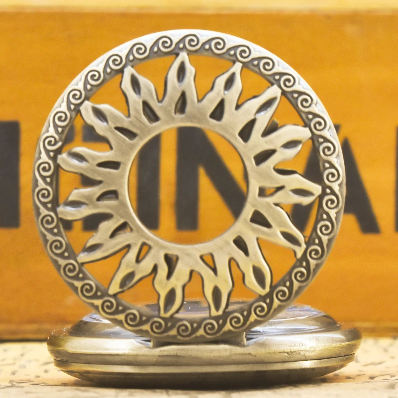 Винтажные бронзовые стимпанк вырез гравировка кварцевые карманные часы ожерелье кулон цепочка для часов мужская женская цепочка подарок