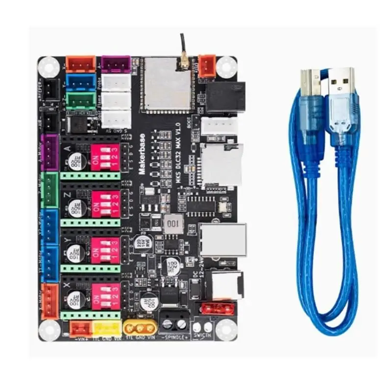 controller-cnc-b17b-4-assi-con-scheda-di-espansione-mks-dlc32-max-scheda-breakout-grbl-32-bit-esp32-per-macchine-per-incisione