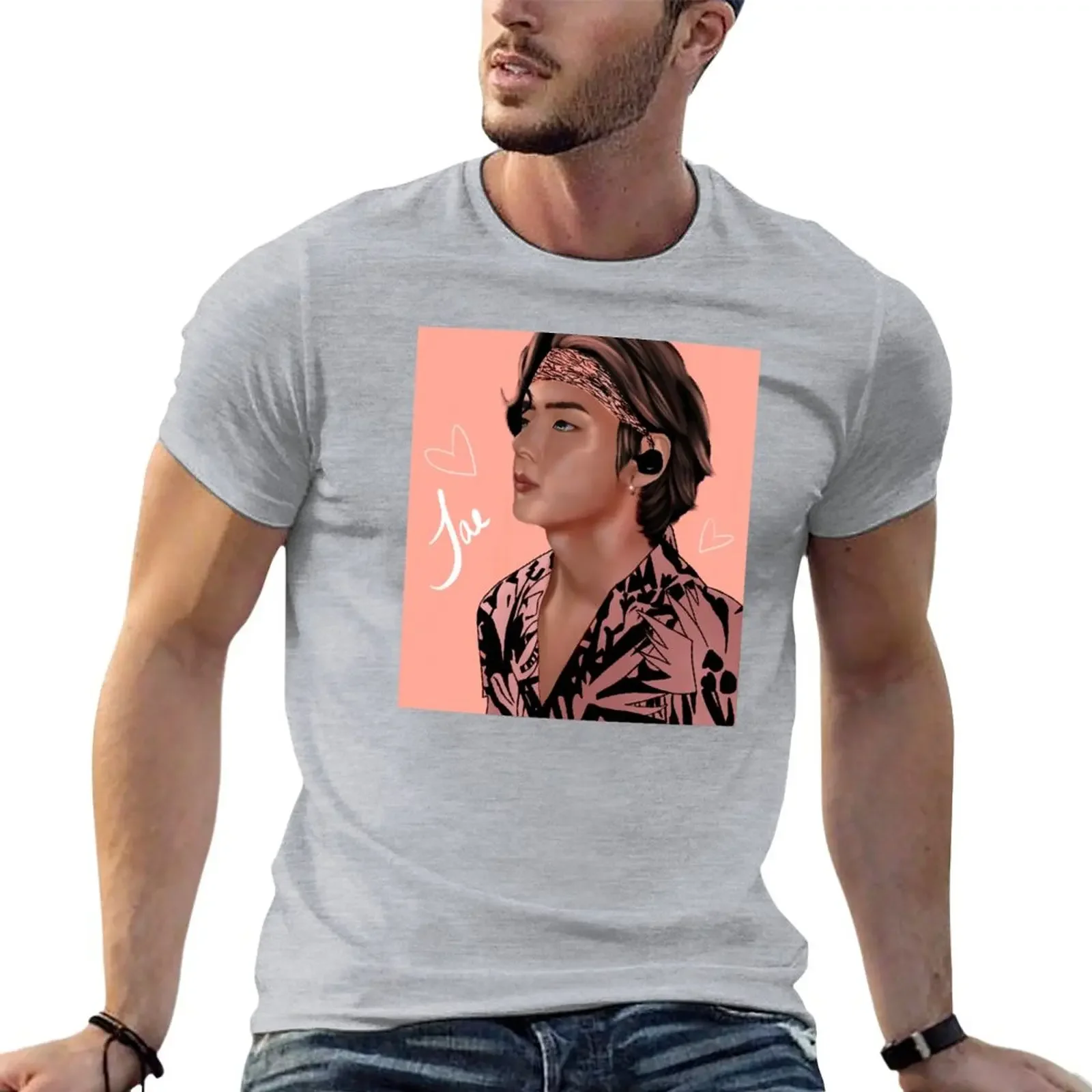 

V for Valentine T-Shirt summer top hippie clothes mens clothing