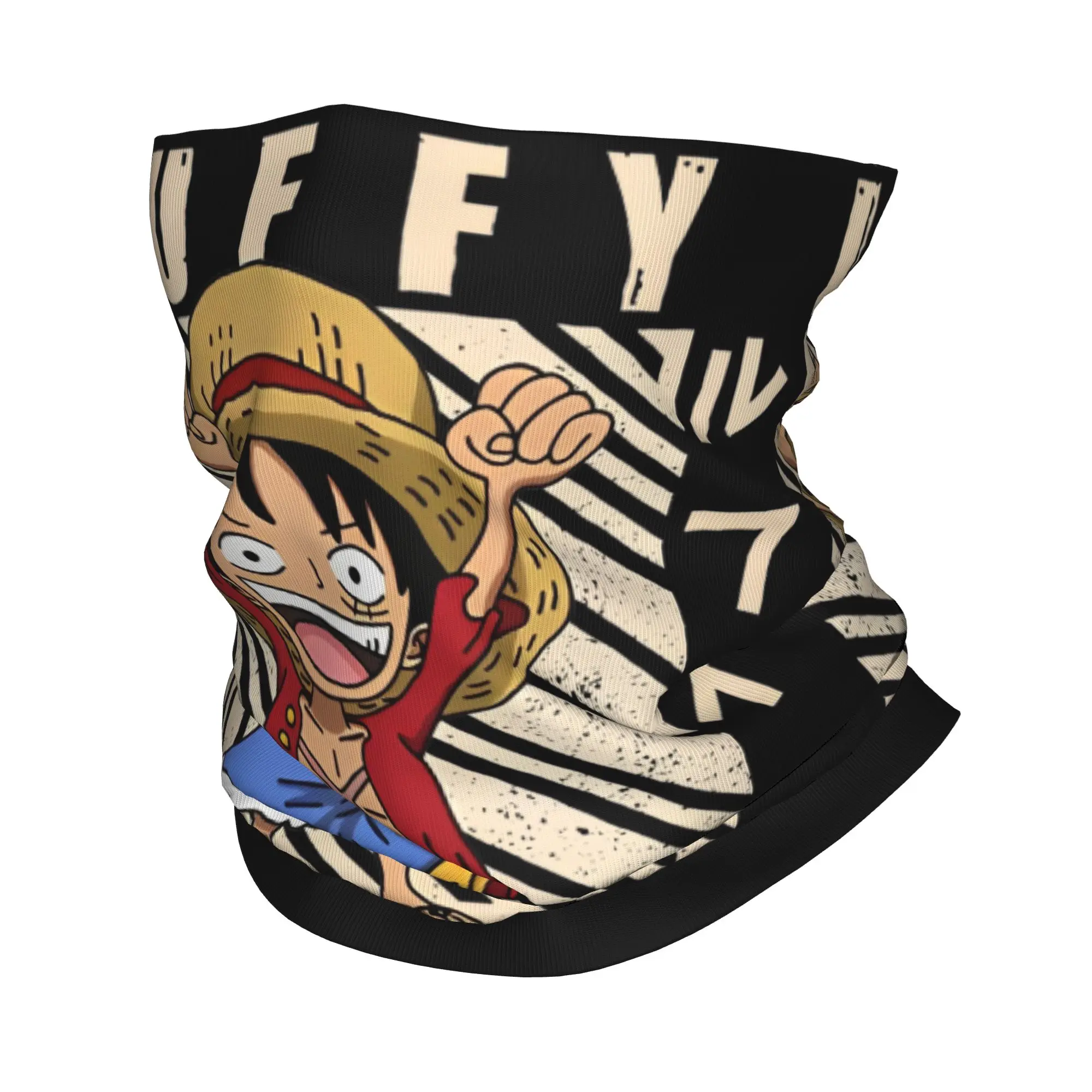 원피스 몽키 D 루피 랩 스카프 머천다이즈 넥 게이터 반다나 스카프 여름 사이클링 헤어 밴드 손목 랩 유니섹스 통기성