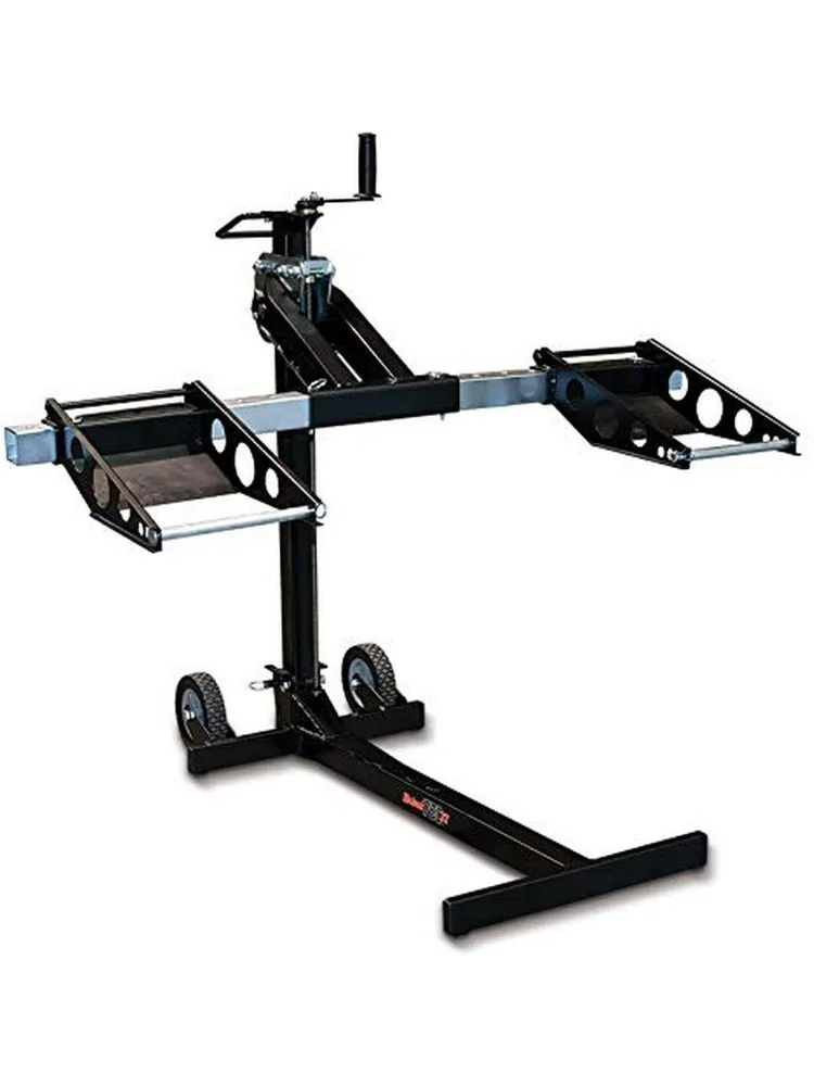 

Подъемник для газонокосилки MJ750XT: грузоподъемность 750 фунтов, регулируемый распан колес, прочная конструкция — идеально подходит для газонокосилок, ZTR Ridin