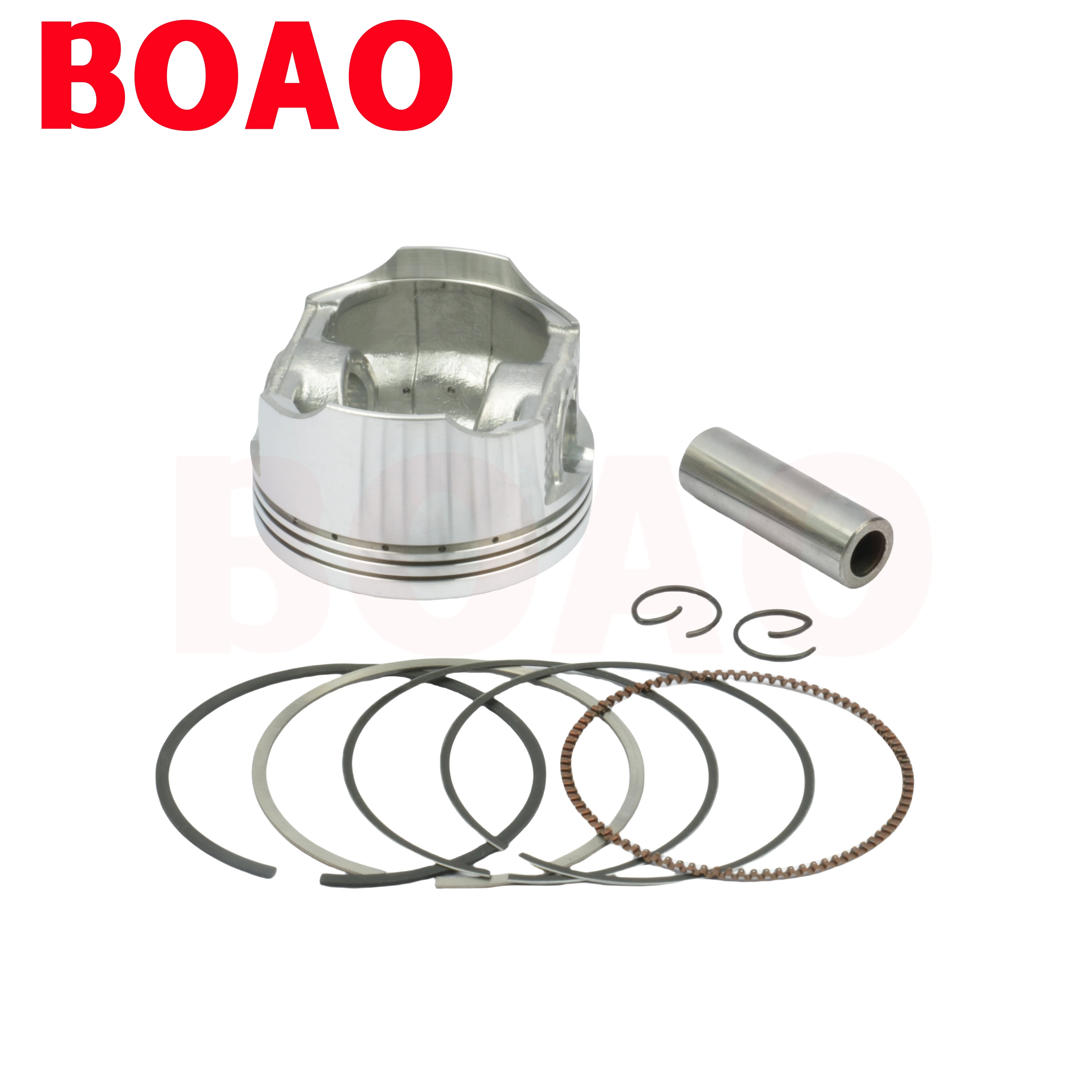 58mm cylinder bore piston ring suitable for motorcycle KWC KG CBR125 RS125 scooter cylinder piston ring kit