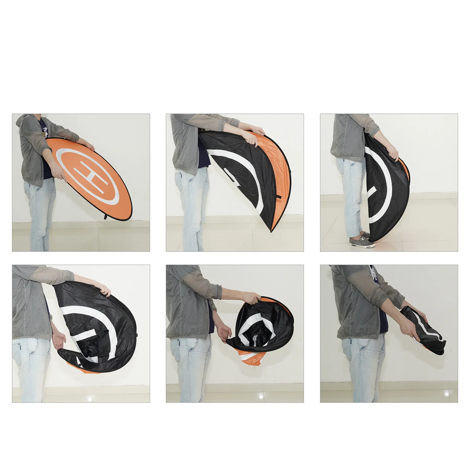 55/75/110 ซม.Drone Universal Landing Pad สําหรับ RC Quadcopter กันน้ําสองด้านเครื่องบิน Mavic DJI Phantom อุปกรณ์เสริม