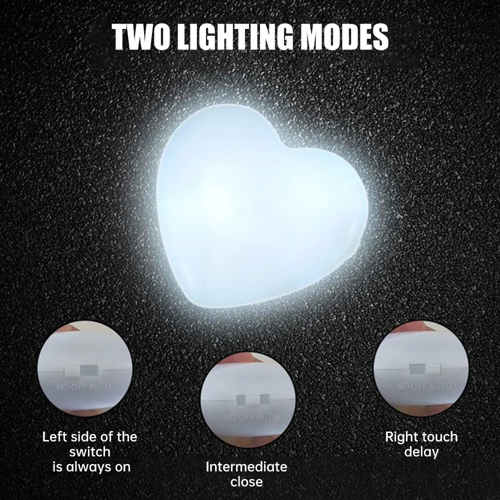 F2 портативный светодиодный светильник в форме сердца с сенсорным датчиком, ночник, лампа для сумки, женский светильник для рюкзака, аварийное освещение, подарки на день Святого Валентина