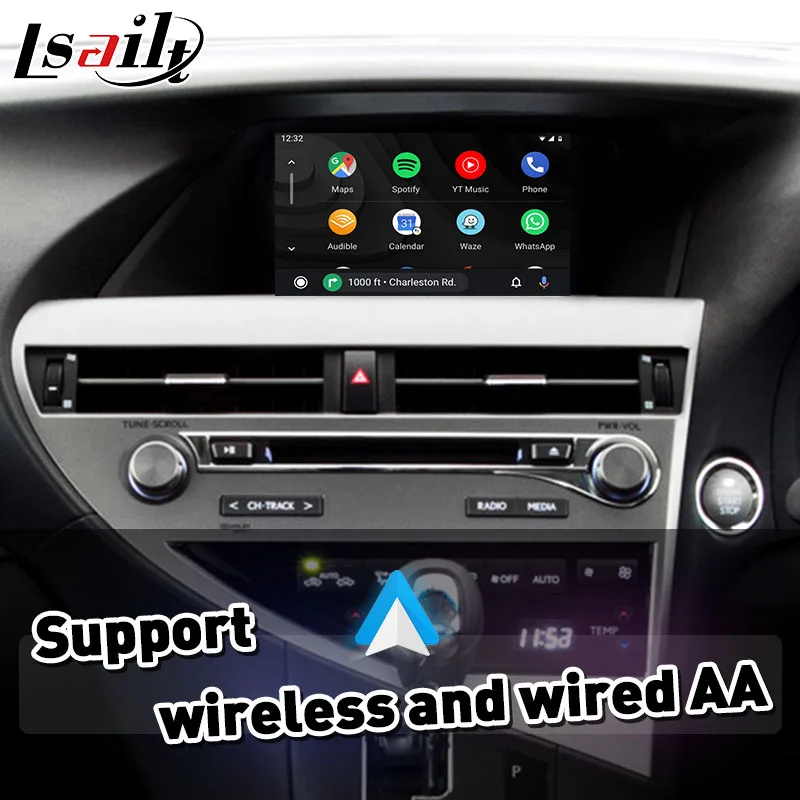 Lsailt CP AA OEM Integration Video Interface for Lexus RX 270 450h RX450H RX350 Mouse Control 2012-2015 RX270