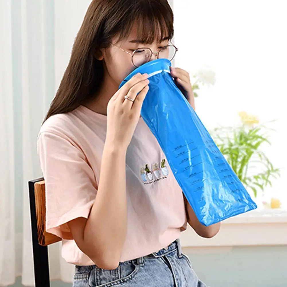 Disposable Vomit Bag Portable Disposable Travel Car Airplane Motion Sickness Nausea Pregnant Emergency Vomit Cleaning Bag