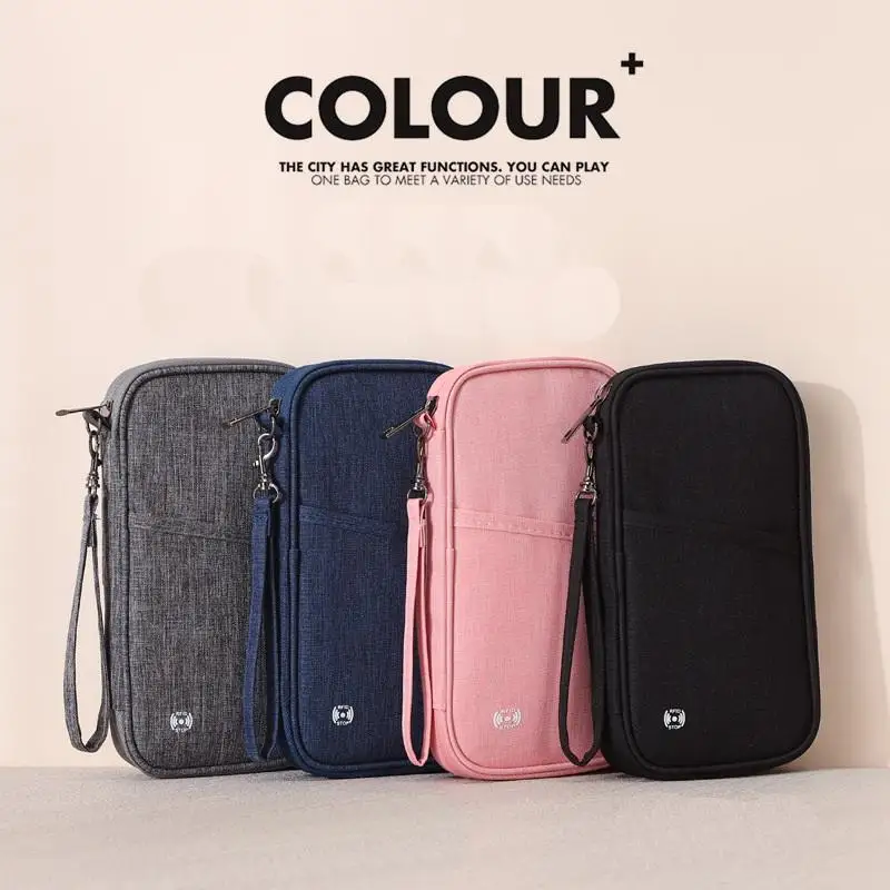 

Passport Holder Bag Family Rfid Blocking Passport Wallet Travel Essentials Wallet Travel Document Organizer Credit Cards Case