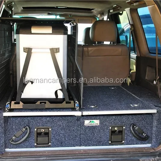 Factory OEM Sliding Black Storage Drawer System for Pickup SUV Truck Bed Storage System Box