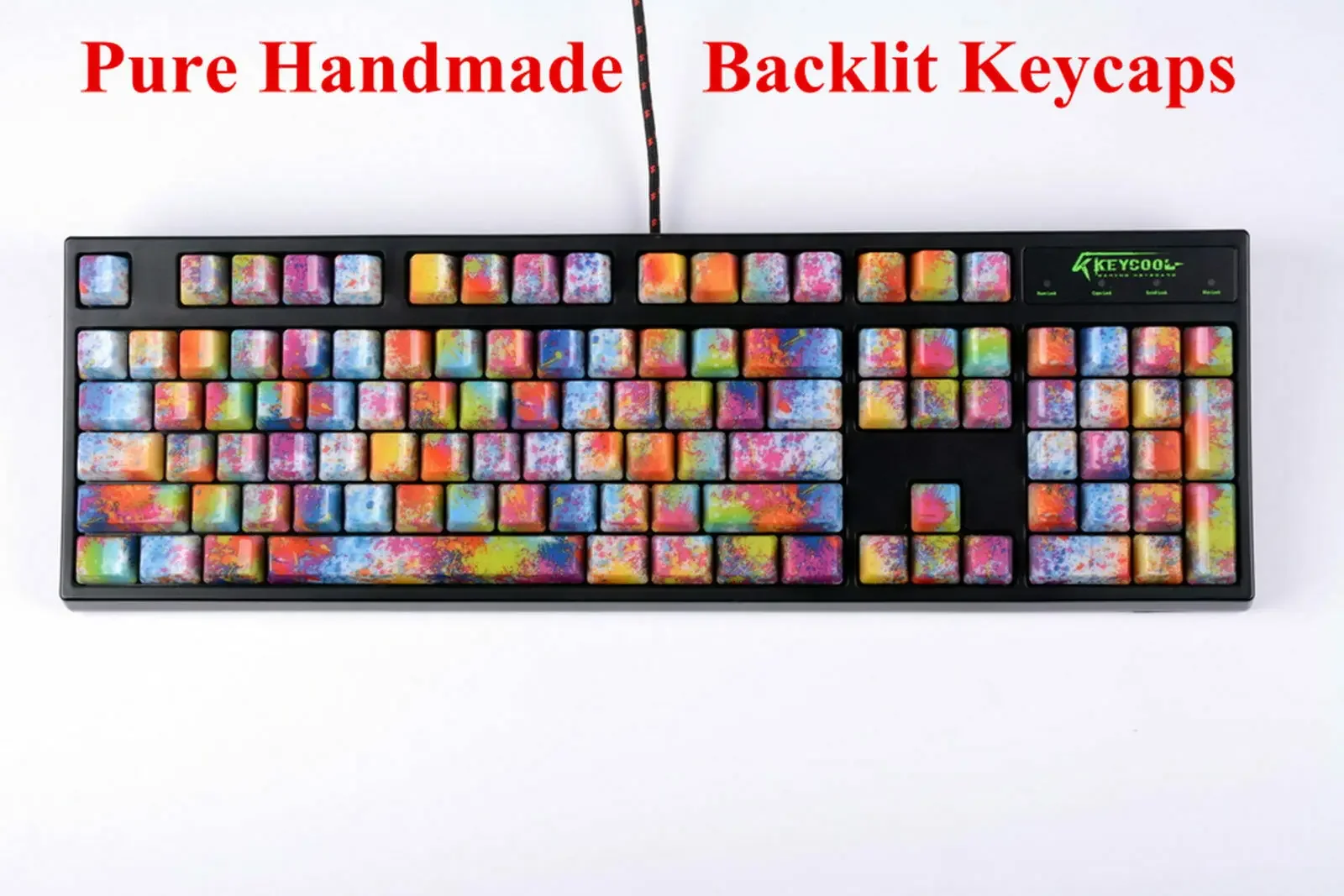 O oem colorido backlit keycaps que pinta o tampão chave para o teclado mecânico da cereja mx