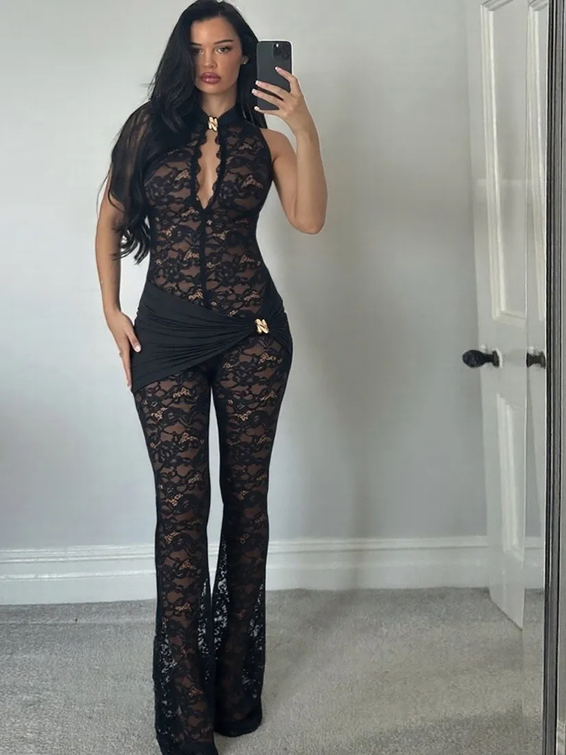 

Женский комбинезон с высокой талией и микро-клешем, сексуальный, облегающий, с пуговицами, укороченный, ультракороткий, с эффектом утяжки