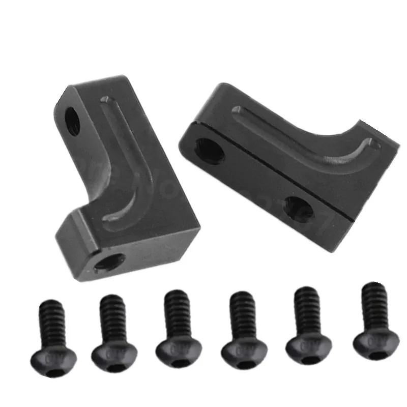 Servomoteur de siège de direction en métal, support de support, base de support rapide pour 1/10 RC Climbing Inoler Car Axial SCX10 90021 90022 90028, 2 pièces