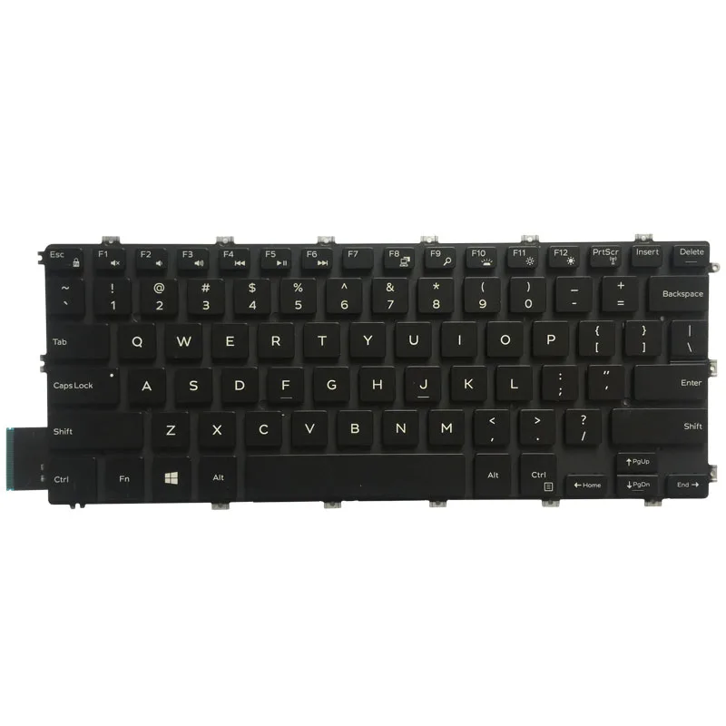 New Backlit US keyboard For Dell Inspiron 15 5580 5588 15-5580 5582 5581 559114-5480 5488 5485 5481 13 7386 15 7586  English