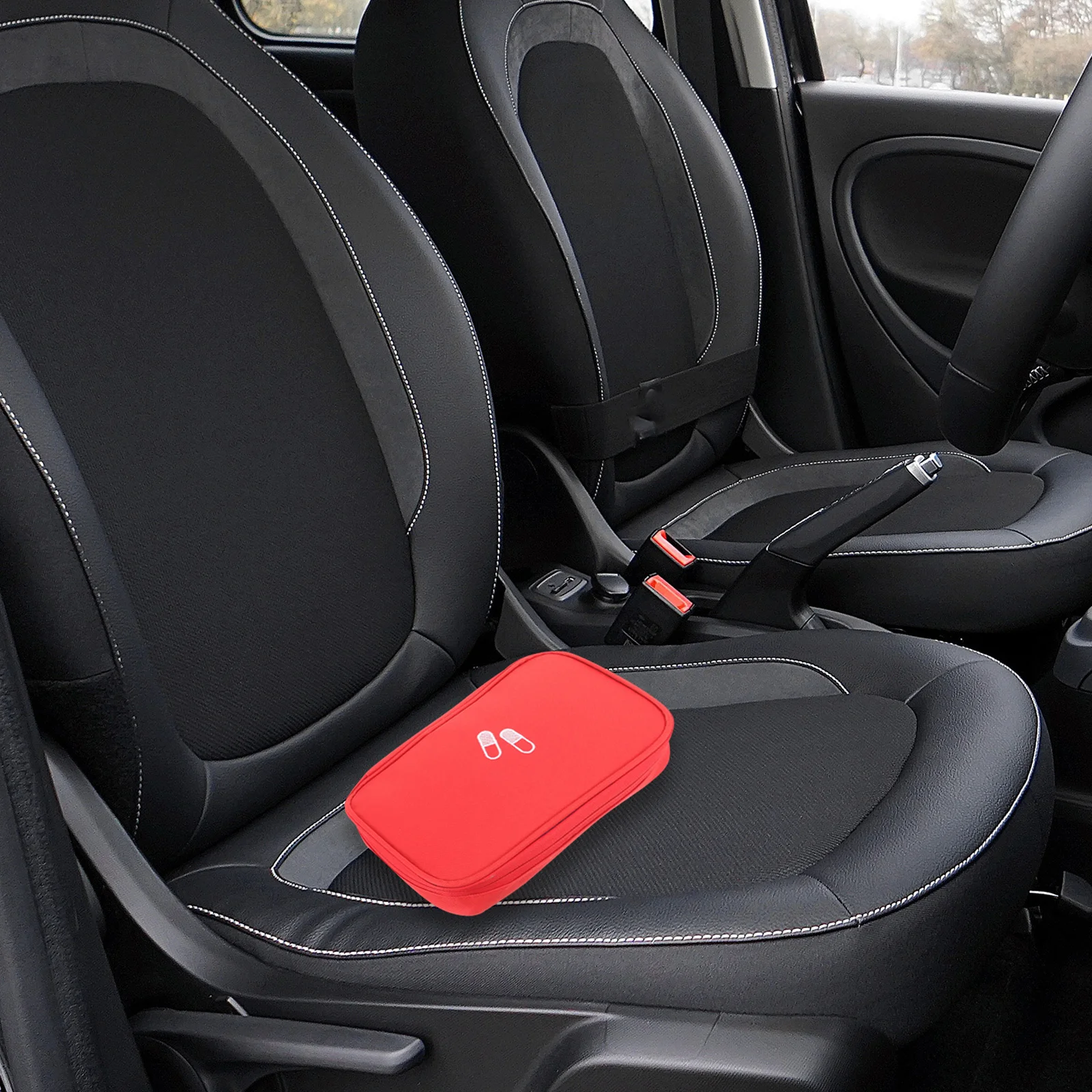 حقيبة تخزين الأدوية المحمولة، منظم كبير، حقيبة إسعافات أولية للسفر، خفيفة الوزن، مستلزمات الطوارئ المنزلية #1