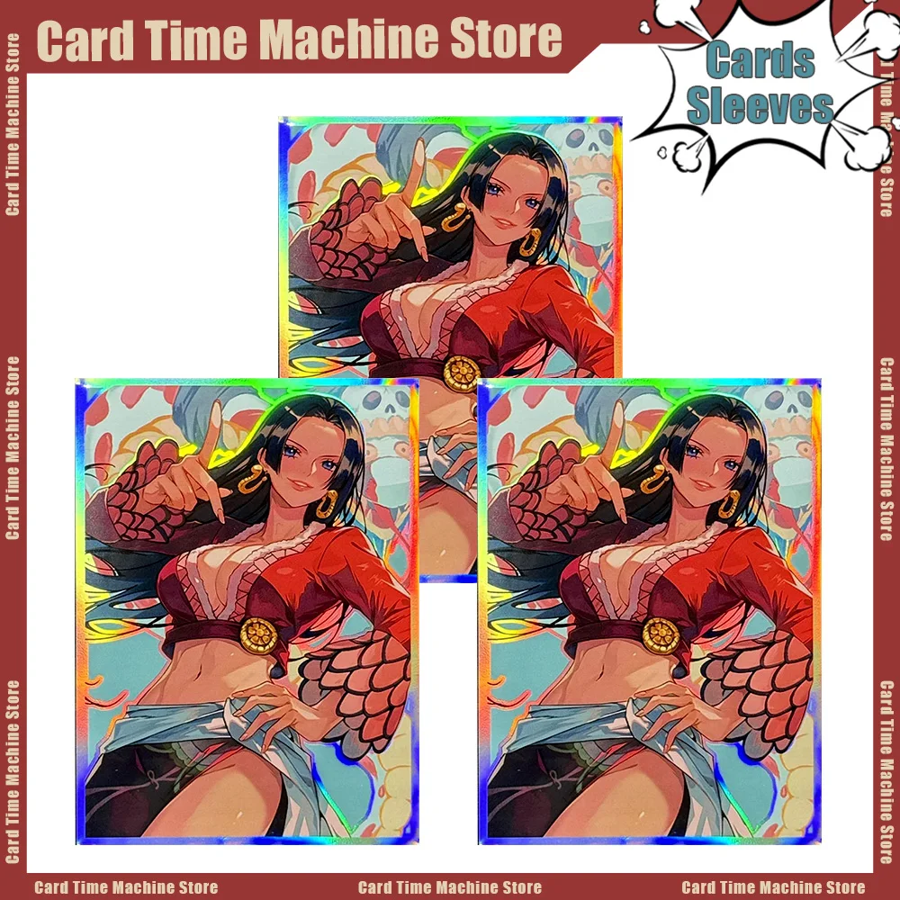 

60 шт., рукава для карточек Boa·Hancock, защита для торговых карт, фольга для карт, щит, внешняя крышка Magic OPCG, 67x92 мм, чехол для карт премиум-класса