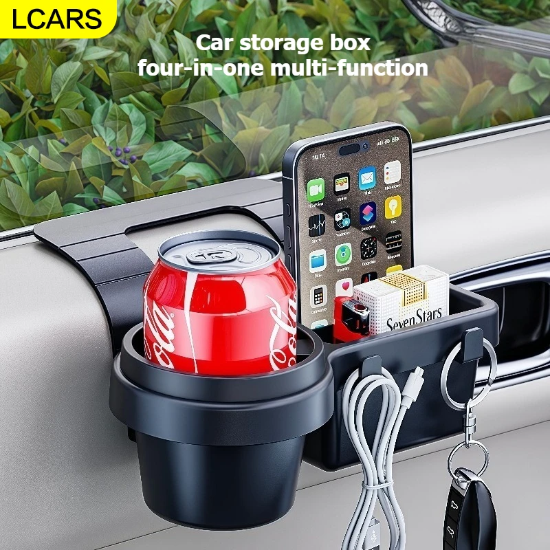 

Lcars-Car Door Side Seam Cup Holder Sundries Storage Car Multi-Function Storage Box Window Mobile Phone Slot Storage Rack