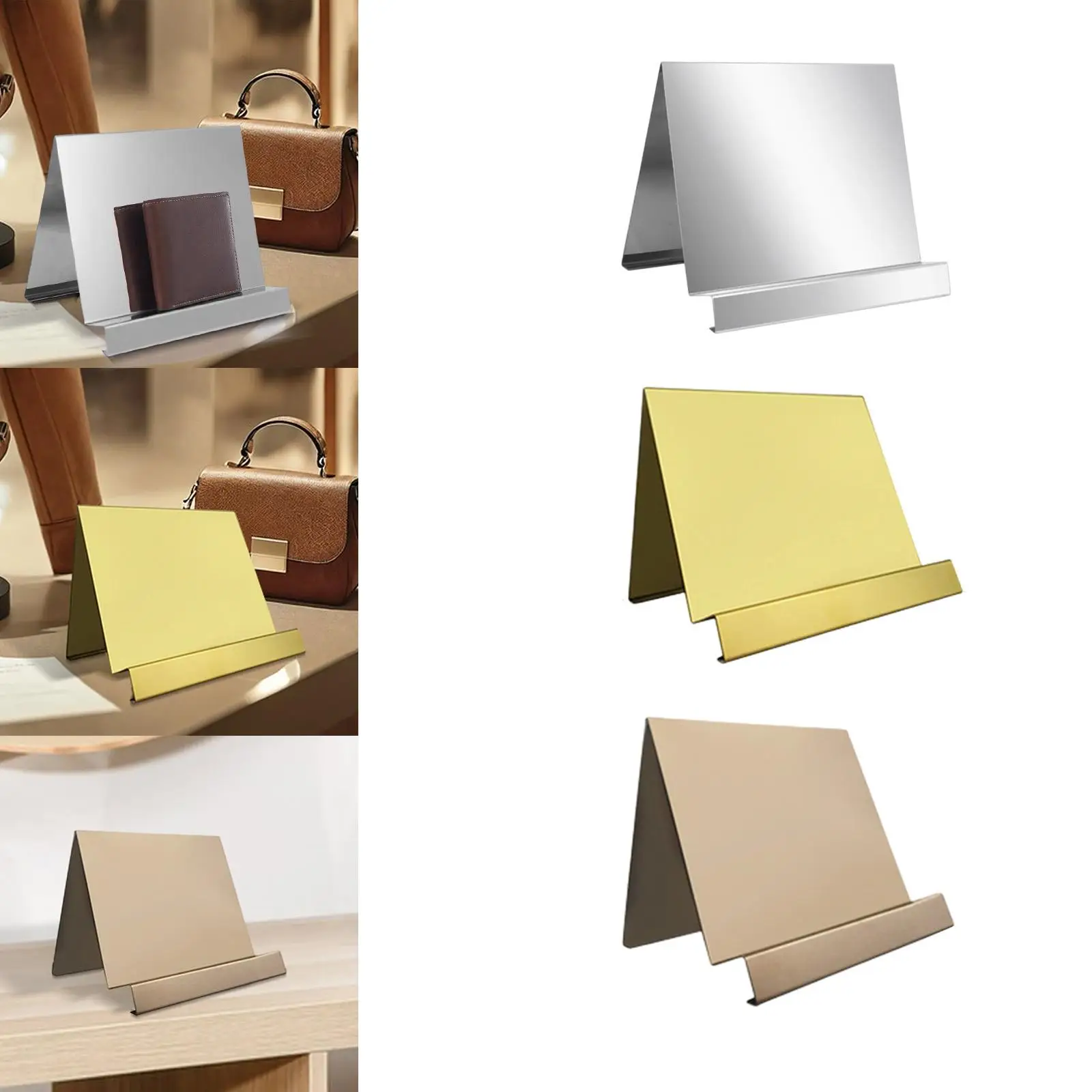Wallet Display Stand Holder Clutch Holder Fashion Purse Display Prop Bag Stand