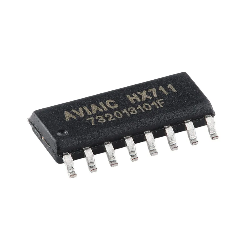 10PCS HX711 SOP-16 SMD 24 Bit Analog-to-Digital Converter Load Cell Weight Pressure Sensor Chip