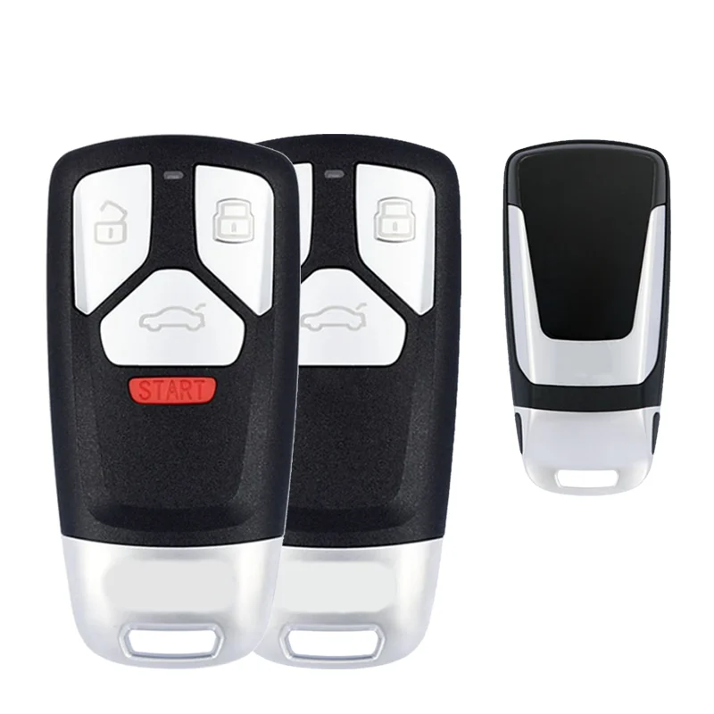 

Корпус дистанционного смарт-ключа автомобиля YAYUN — чехол с кнопками 3/4 заменяет AKADS127 для Audi Q7 SQ7 A4L A5 S5 2017- UP TT 2016