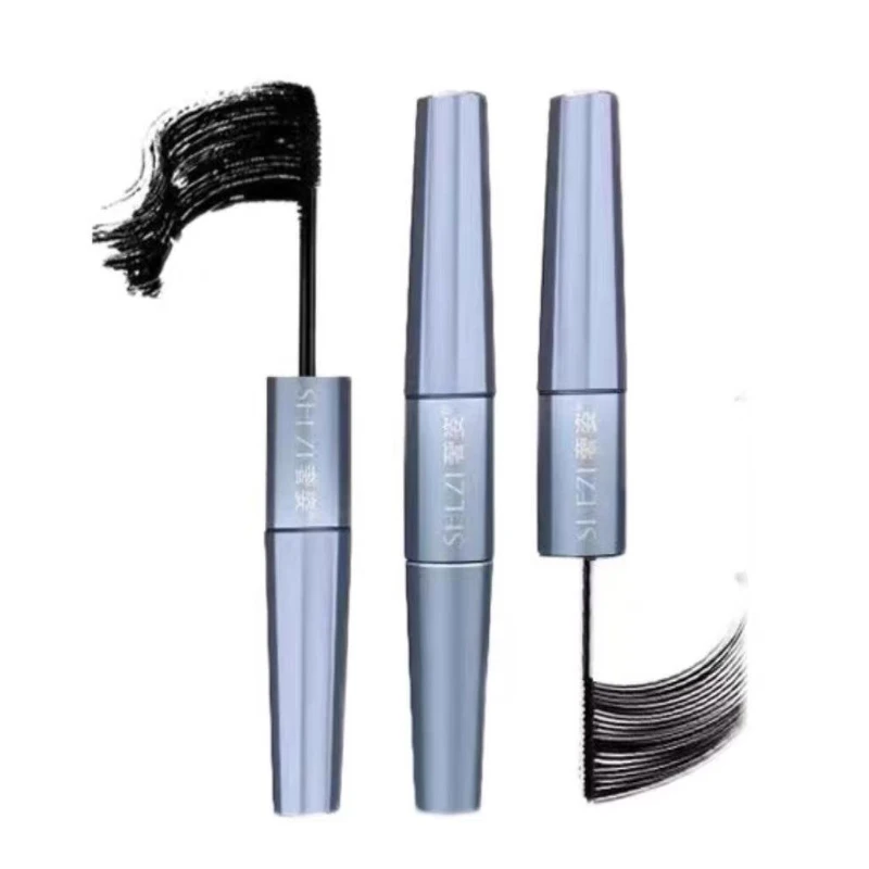 Shezi – Mascara à Double tête, Extension de cils noirs, épais, bouclés, maquillage de beauté, longue tenue, étanche