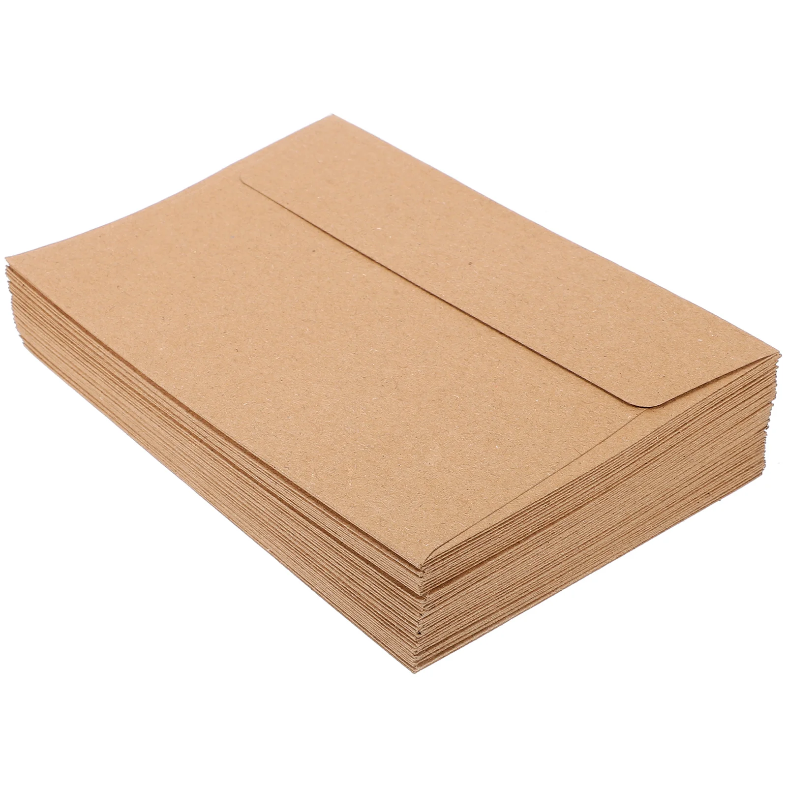 50 Pcs Self-adhesive Printable Festival Envelope Kraft Paper Envelopes Seal Letter Wrap Multi-function