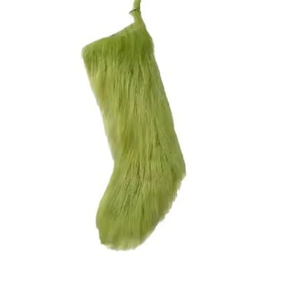 Świąteczne Zielone Akcesoria do Włosów dla Dziewczynek, Zielona Futrzana Opaska na Głowę, Nakrycie Głowy, Makijaż, Zielone Futrzane Buty, Kapelusze, Rękawiczki, Rekwizyty, Spinki do Włosów