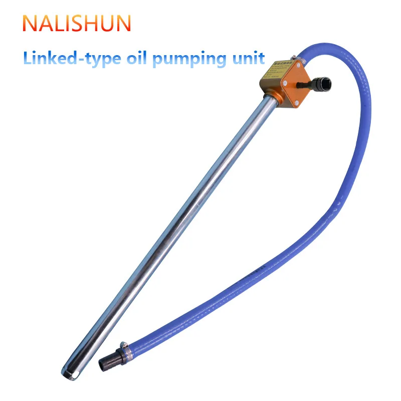 Pompa Minyak Terhubung Kepala Besar 1/2, Cocok untuk Pompa Transfer Bahan Bakar Minyak Kental, Multifungsi, Portabel, Mudah Digunakan